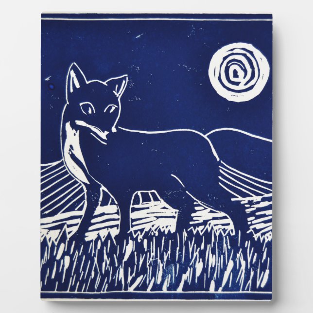 Plaque Photo M. Fox (Devant)