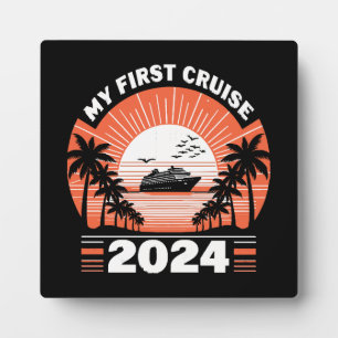 Plaque Photo Ma première croisière 2024