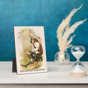 Plaque Photo MacDonald de Glencoe Clans of Scotland McIan