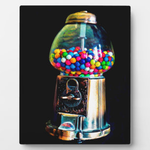 Plaque Photo Machine à gumball