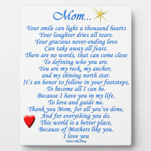 Plaque Photo Maman...