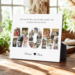 Plaque Photo Maman 20 Photo Collage Cadeau pour la fête des mèr