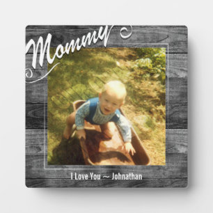 Plaque Photo Maman Je t'aime Photo