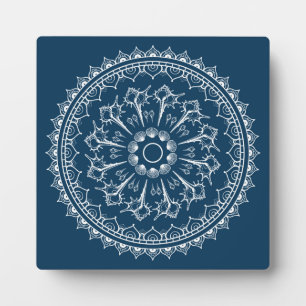 Plaque Photo Mandala En Coquillages