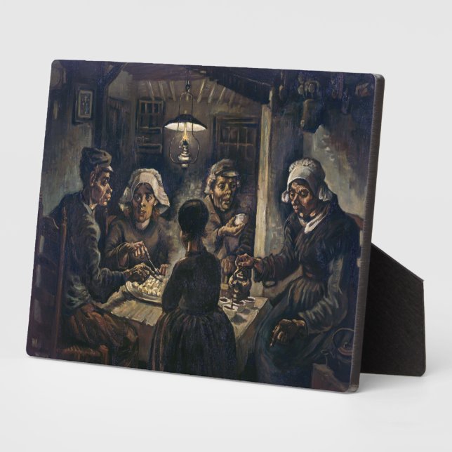 Plaque Photo Mangeurs de pommes de terre | Van Gogh | (Côté)
