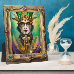 Plaque Photo Mardi Gras Realm Portraits - Le Roi