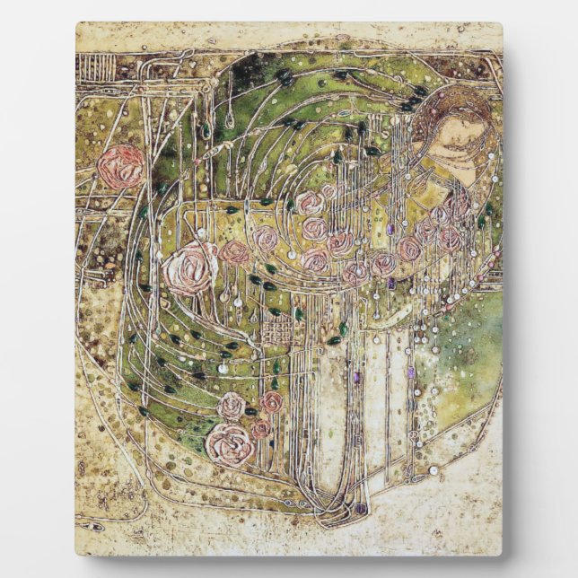 Plaque Photo Margaret Macdonald - La princesse endormie (Devant)