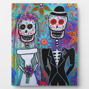 PLAQUE PHOTO MARIAGE DIA DE LOS MUERTOS