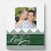 Mariage Engagé Chic Chevron Moderne Personnalisé