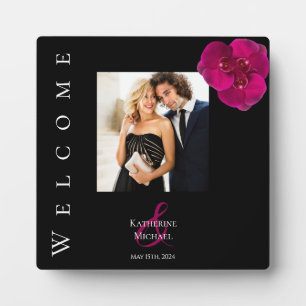 Plaque Photo Mariage-tableau photo noir et blanc moderne-