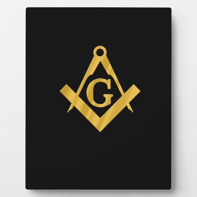 Plaque Photo Masonique "Mason for Life" (Devant)