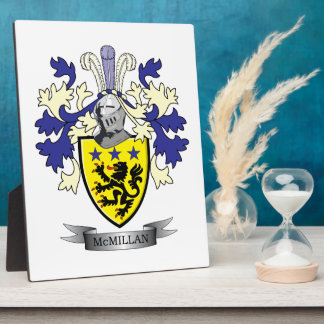 Plaque Photo McMillan Family Crest
