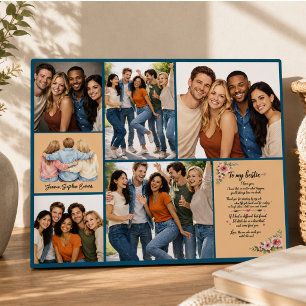 Plaque Photo Meilleur ami personnalisé – Jour de l'amitié parfa