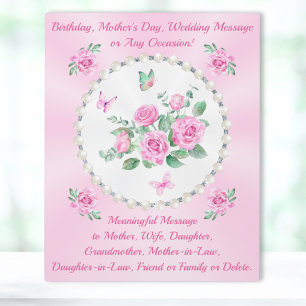 Plaque Photo Meilleur cadeau pour une femme qui a tout, personn
