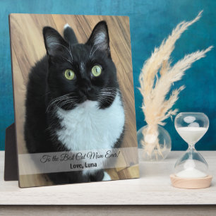 Plaque Photo Meilleur Chat Maman Jamais Photo