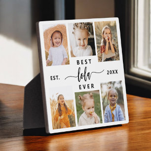 Plaque Photo Meilleur Lola Ever - Collage photo pour petits enf