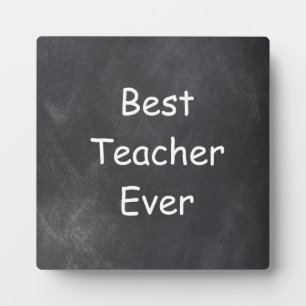 Plaque Photo Meilleur professeur jamais idée cadeau création ta