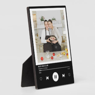 Plaque Photo Meilleure maman Ever Music Player Photo Keepsaké