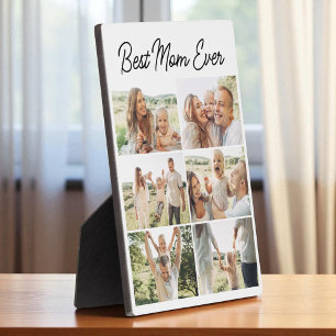 Plaque Photo Meilleure Maman Personnalisé 6 Collage Photo