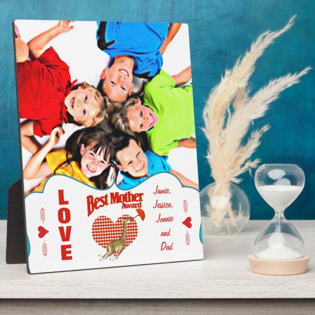 Plaque Photo Meilleure mère Prix Keepsaké (Côté)