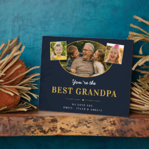 Plaque Photo Meilleure Photo de Papy Souvenir de la Fête des Pè