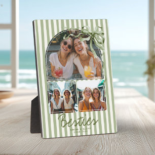 Plaque Photo Meilleures Amies Personnalisées 3 Collage Photo Ve