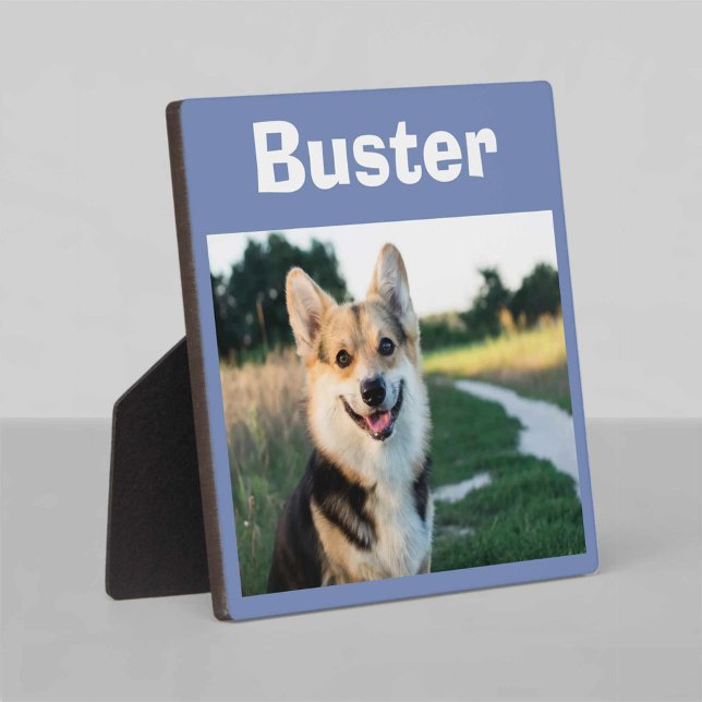 Plaque Photo Mémento de chien de compagnie (Créateur téléchargé)
