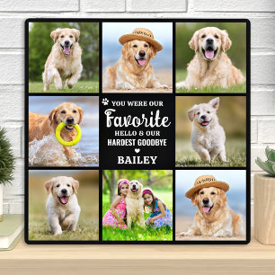 Plaque Photo Mémorial 8 Collage Photo Chien Perte d'animal de c