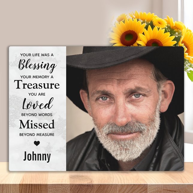 Plaque Photo Mémorial de conservation de photos de la famille d (Créateur téléchargé)