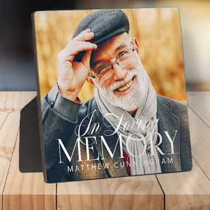 Plaque Photo Memorial Love Simple Photo moderne