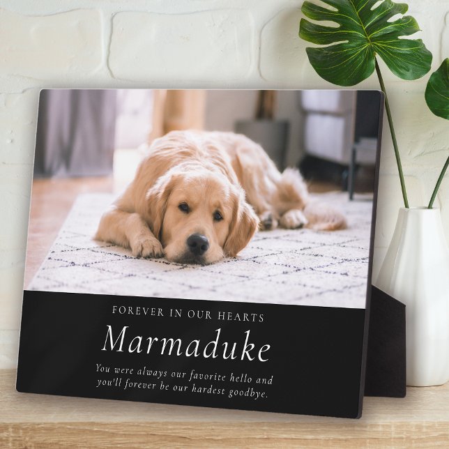 Plaque Photo Mémorial préféré pour animaux de compagnie pour un (Créateur téléchargé)