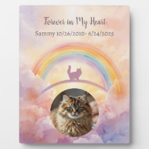 Plaque Photo Mémorielle pour Chat Persan