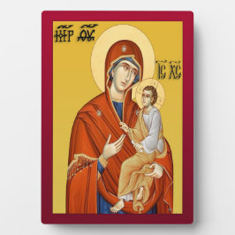 Plaque Photo Mère de Dieu nouvelle