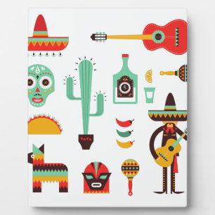 Plaque Photo mexican mariachi