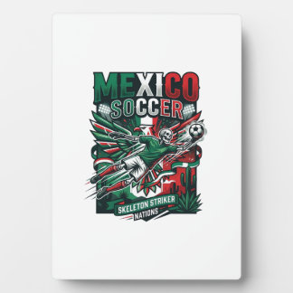Plaque Photo Mexico Football Squelette Attaquant Nations Premiu