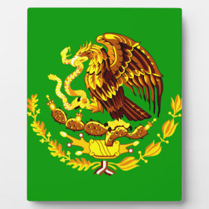 Plaque Photo Mexique COA Gold