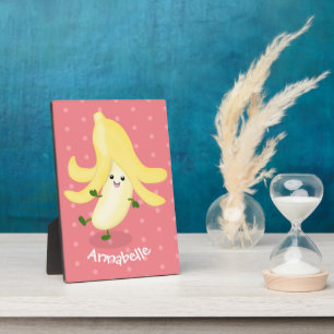 Plaque Photo Mignon banane kawaii dessin animé