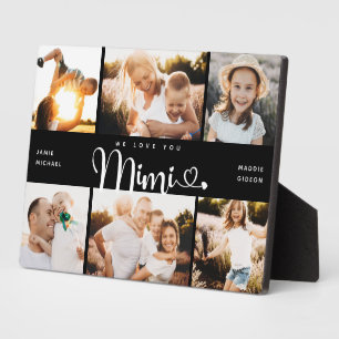 Plaque Photo MIMI We Lots Hearts Modern 6 Photo Collage