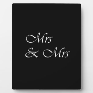 Plaque Photo Mme et Mme