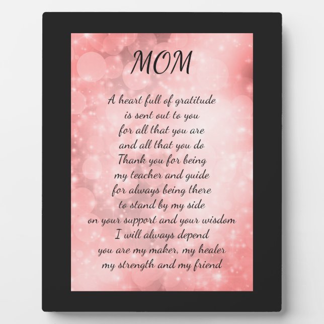 PLAQUE PHOTO MOM (Devant)