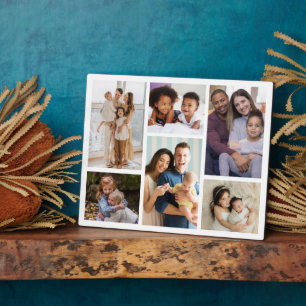 Plaque Photo Moments en vedette : Personnalisable 6 Photo Colla