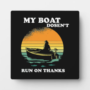 Plaque Photo Mon bateau ne fonctionne pas grâce