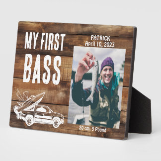 Plaque Photo Mon premier cadeau photo basse
