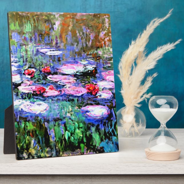 Plaque Photo Monet - Los Nenufares (nénuphar) (Côté)