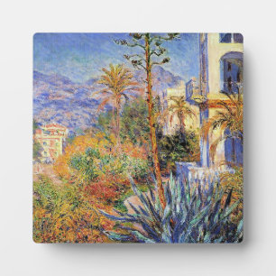 Plaque Photo Monet - Villas à Bordighera,
