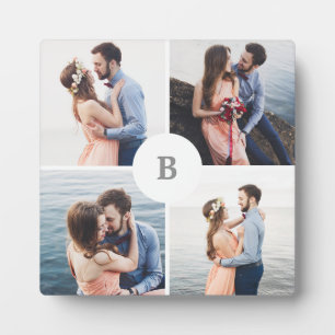 Plaque Photo Monogramme Grille Collecte photo