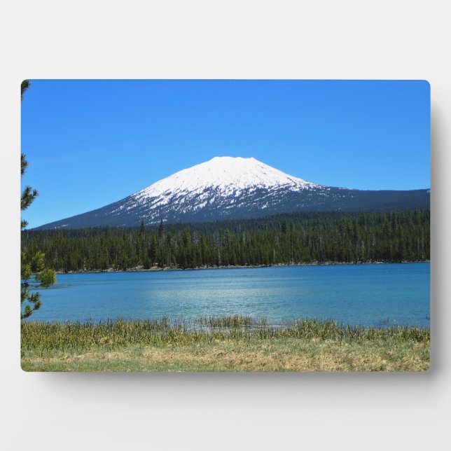 Plaque Photo Mont Bachelor (Devant)