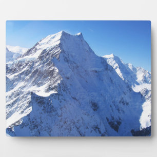 Plaque Photo Mont Cook (Aoraki) Peak, Nouvelle-Zélande
