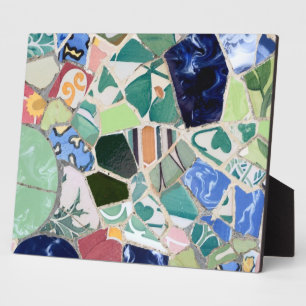 Plaque Photo Mosaïques du parc Guell