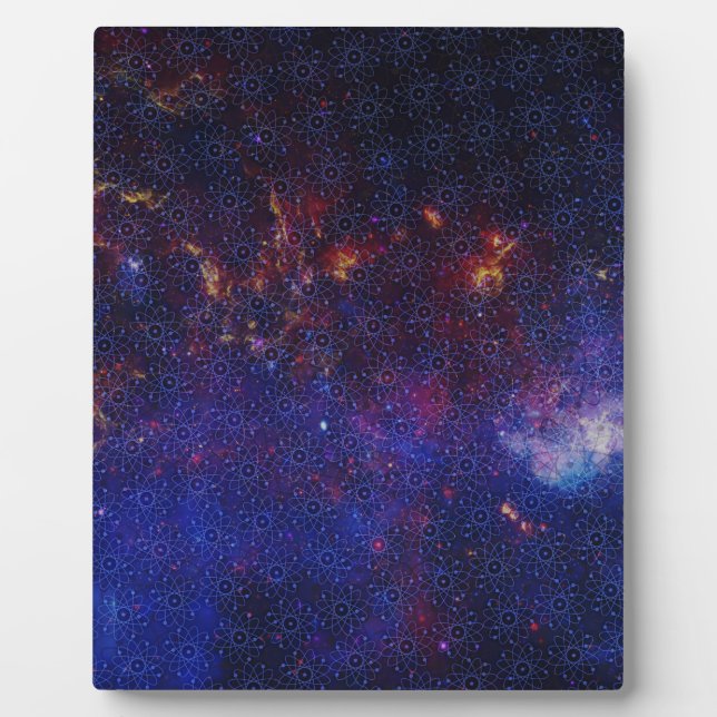 Plaque Photo Motif Atom (Devant)